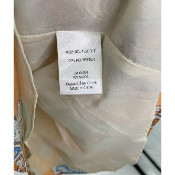 Lila Rose‎ Women’s Scoop Neck Paisley Print Mini Slip Dress Size 2 - Picture 7 of 13